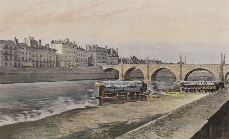 Chalon-sur-Saone, Saint-Laurent-bron av French Photographer