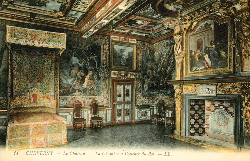 Cheverny, Chateau, Kings sovrum av French Photographer