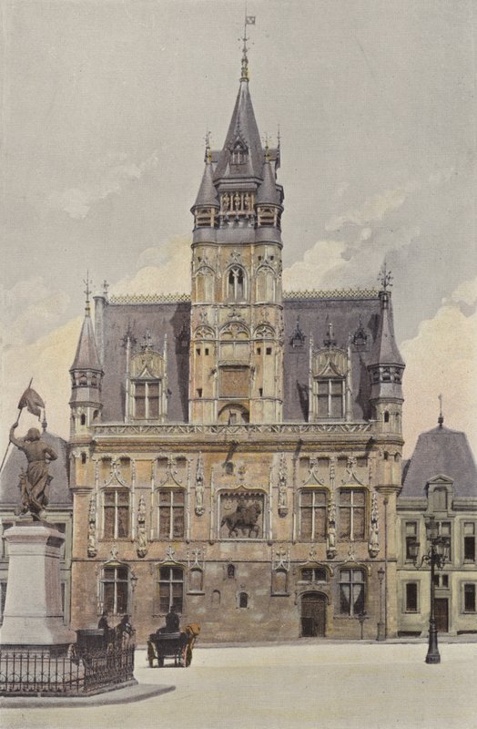 Compiegne, Rådhuset av French Photographer