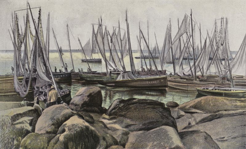 Concarneau, sardinfiskebåtar av French Photographer