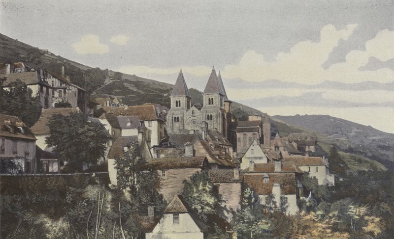 Conques, allmän bild av French Photographer