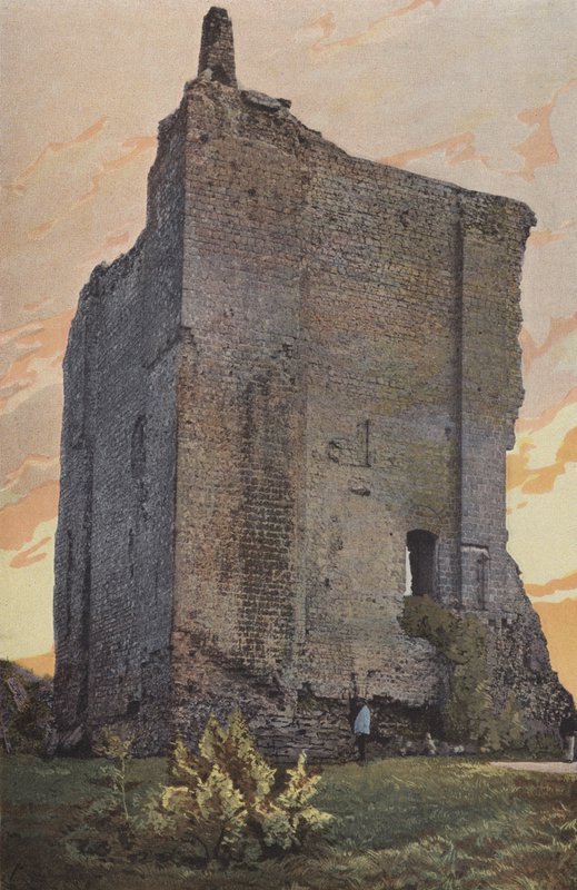 Domfront, Dungeon, exteriör vy av French Photographer