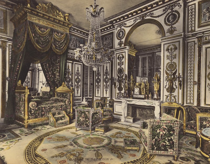 Fontainebleau: Napoleon I:s sovrum (färgfoto) av French Photographer