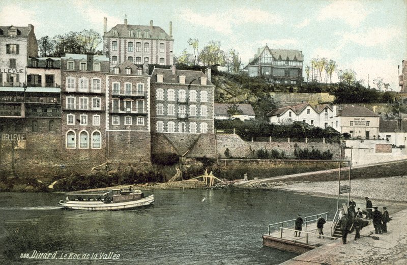 Harbour, Dinard (färgfoto) av French Photographer