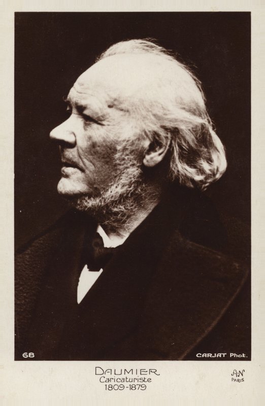 Honore Daumier, fransk karikatyrtecknare av French Photographer