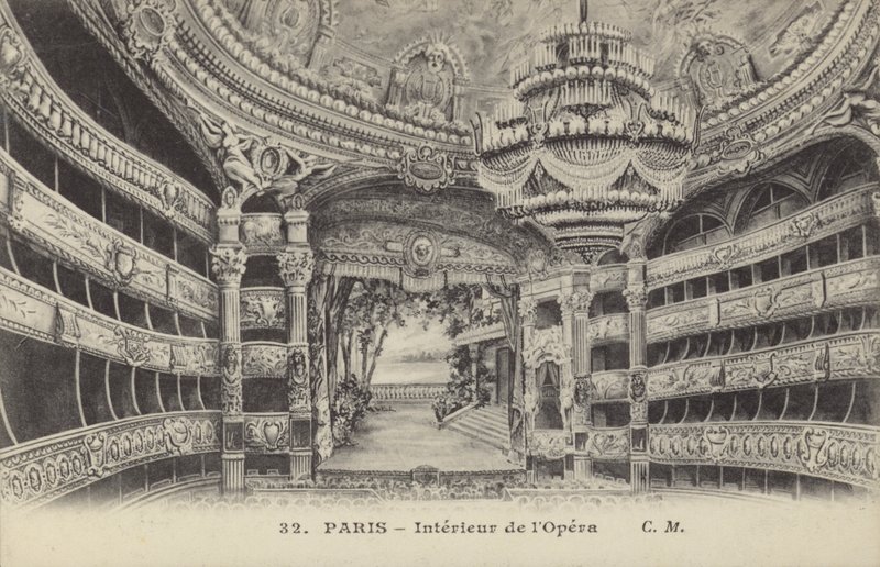 Interiör av Operan, Paris av French Photographer