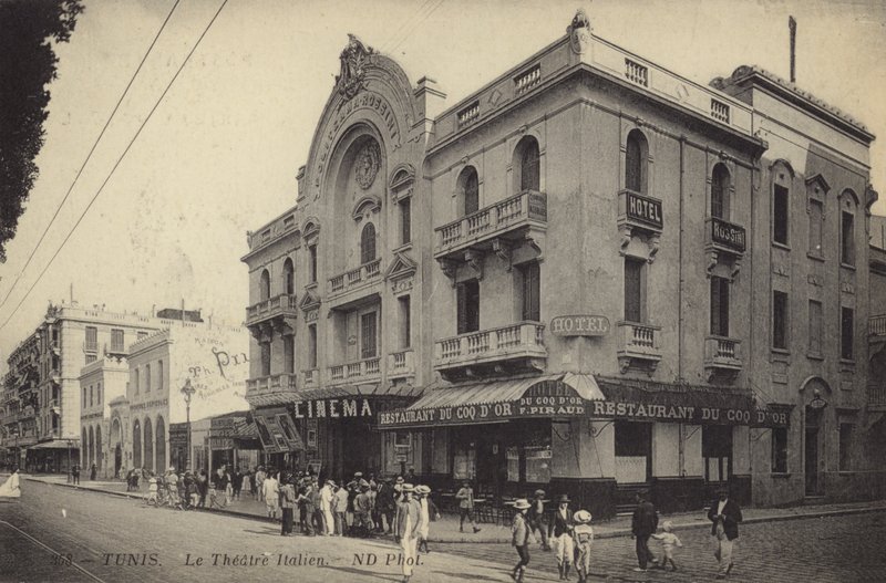 Italienska teatern, Tunis, Tunisien av French Photographer