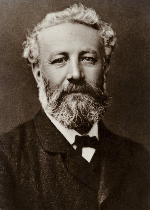 Jules Verne (1828-1905), fransk författare av French Photographer