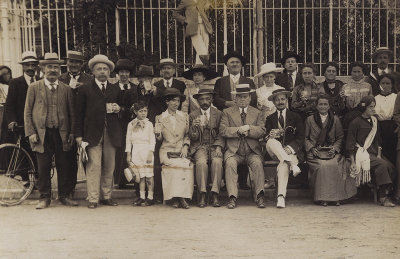 Stor fransk familjegrupp av French Photographer
