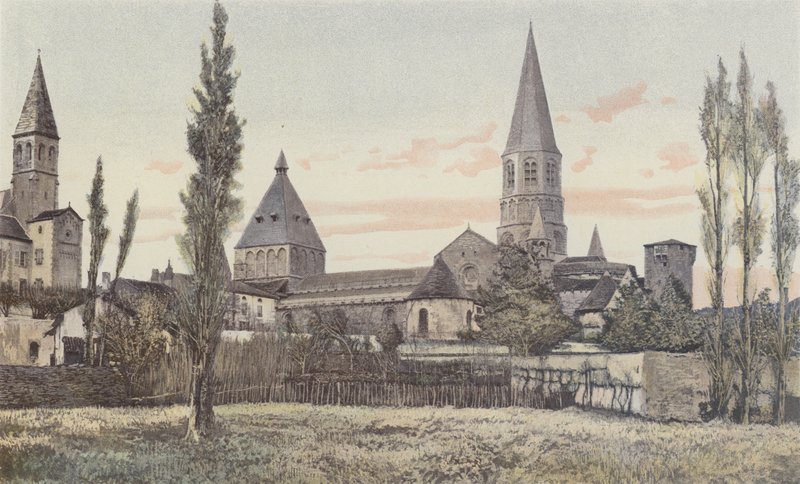 Le Dorat, kyrkan, Ensemble S av French Photographer