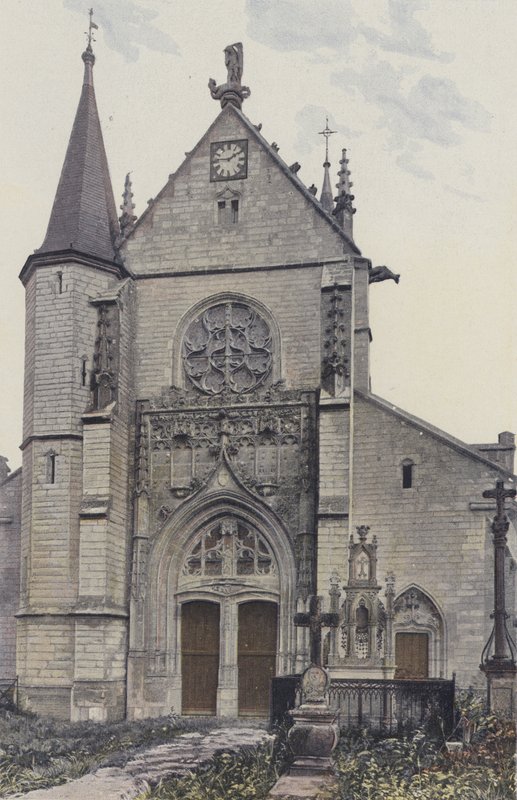 Lhuitre, Kyrka, Fasad O av French Photographer