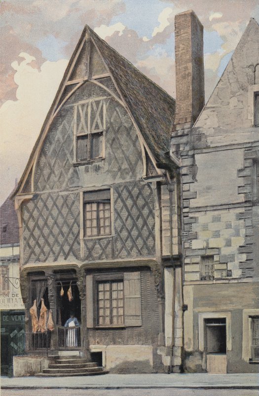 Luynes, Gammalt hus på torget av French Photographer