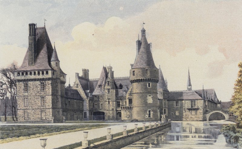 Underhåll, slott, allmän vy av French Photographer