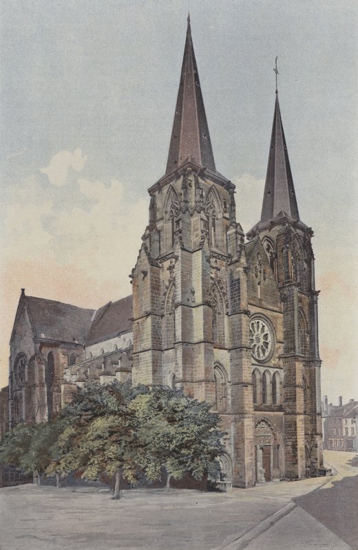 Mezieres, Kyrka, Ensemble N O av French Photographer