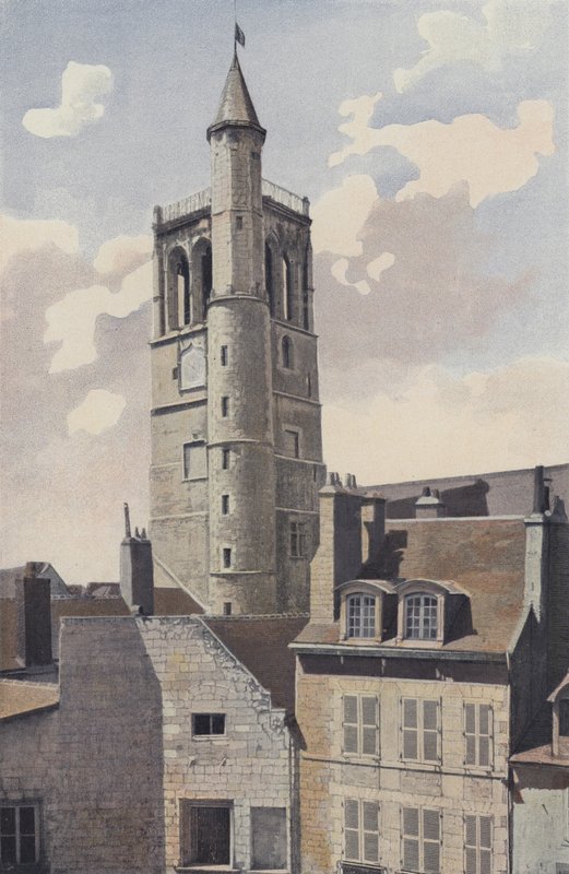 Orleans, Gamla rådhuset, klockstapeln av French Photographer