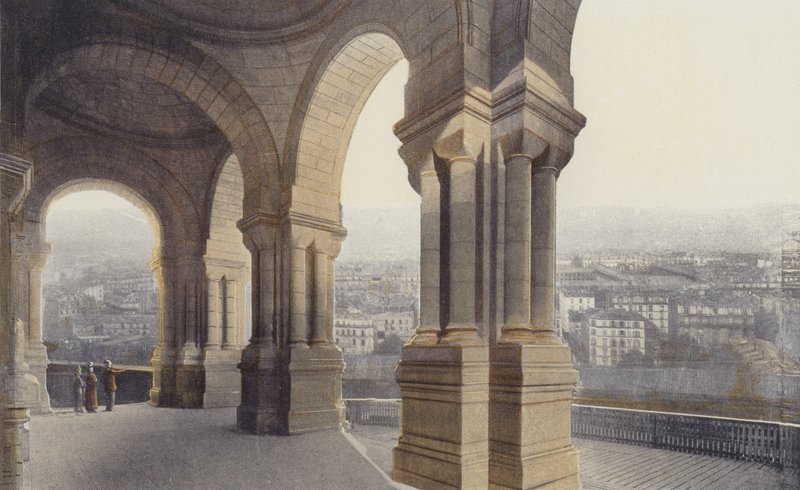 Paris, Basilica of the Sacred Heart, Veranda av French Photographer