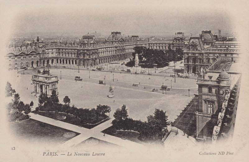 Paris, Nya Louvren av French Photographer