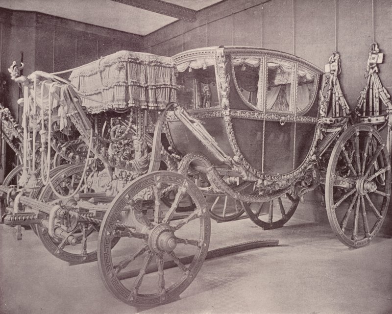Paris: Royal Carriage, Musee Cluny (s/v foto) av French Photographer