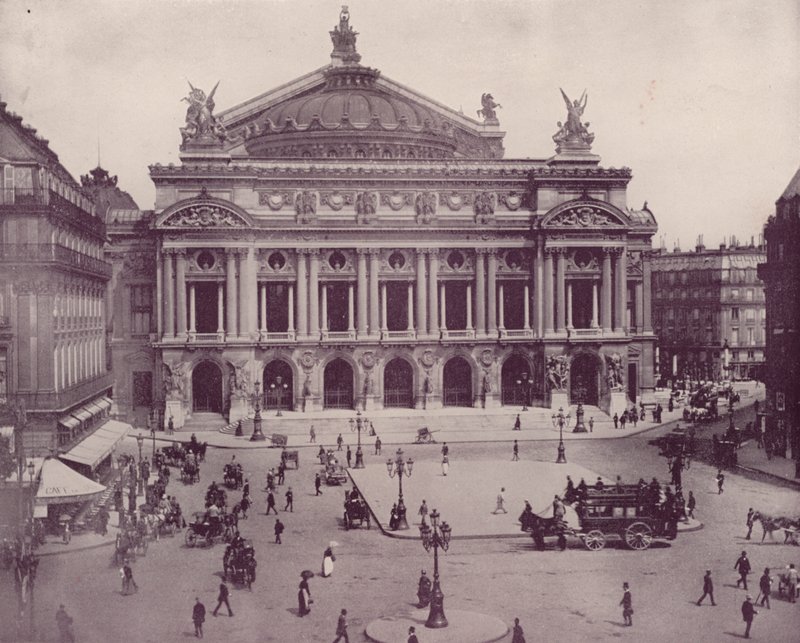 Paris: Operahuset i Paris (s/v foto) av French Photographer