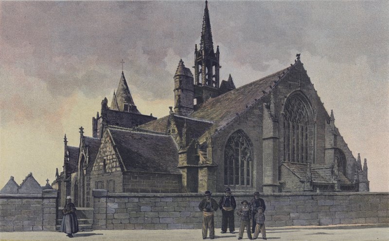 Penmarch, Church Together S E av French Photographer