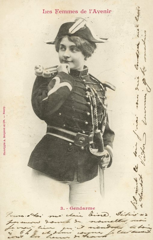 Polis, framtidens kvinna av French Photographer