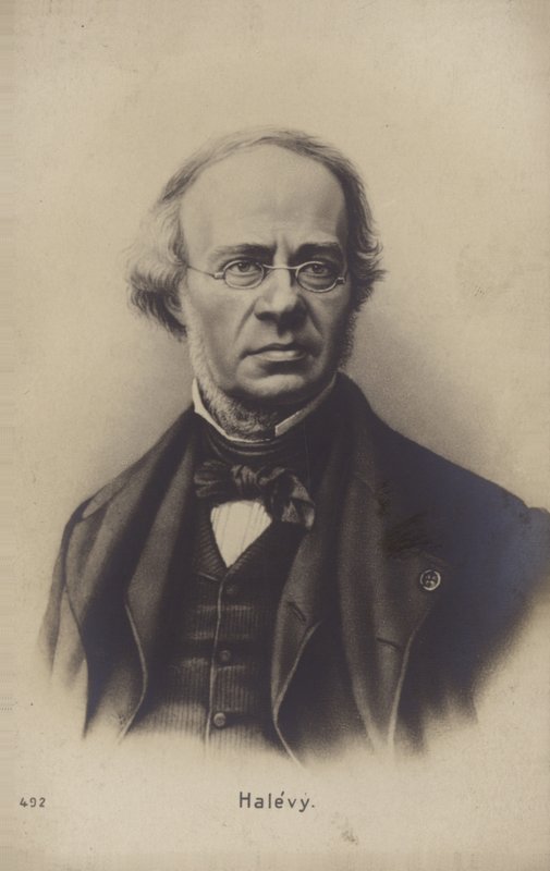 Porträtt av Fromental Halevy av French Photographer