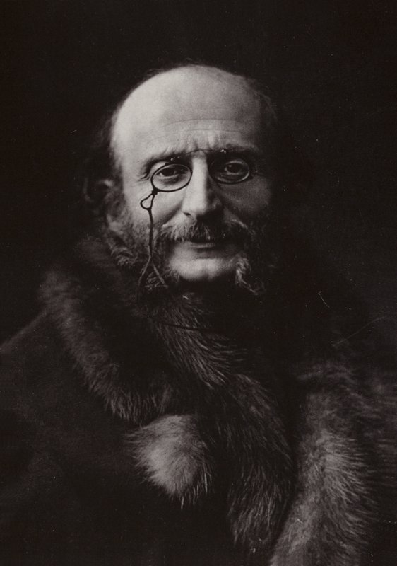 Porträtt av Jacques Offenbach av French Photographer