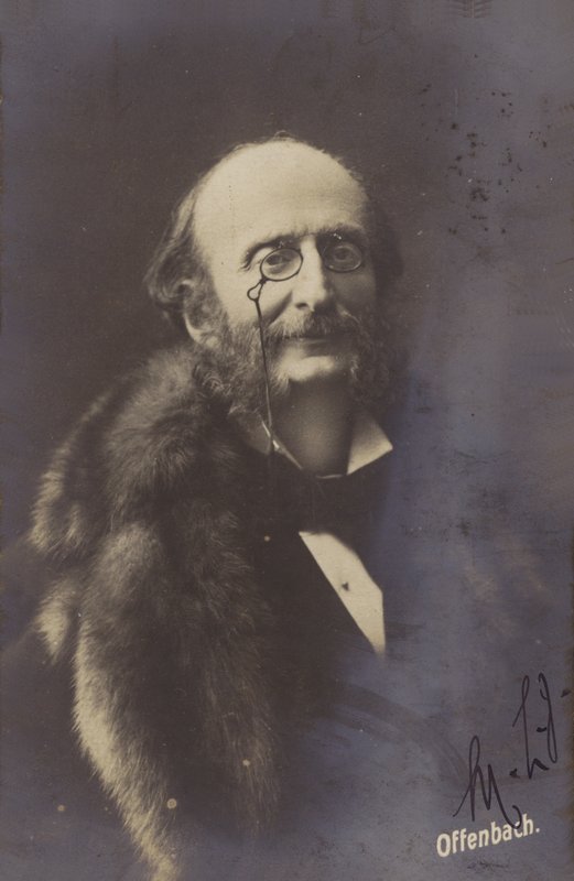 Porträtt av Jacques Offenbach av French Photographer