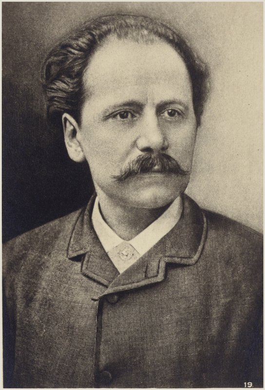 Porträtt av Jules Massenet av French Photographer