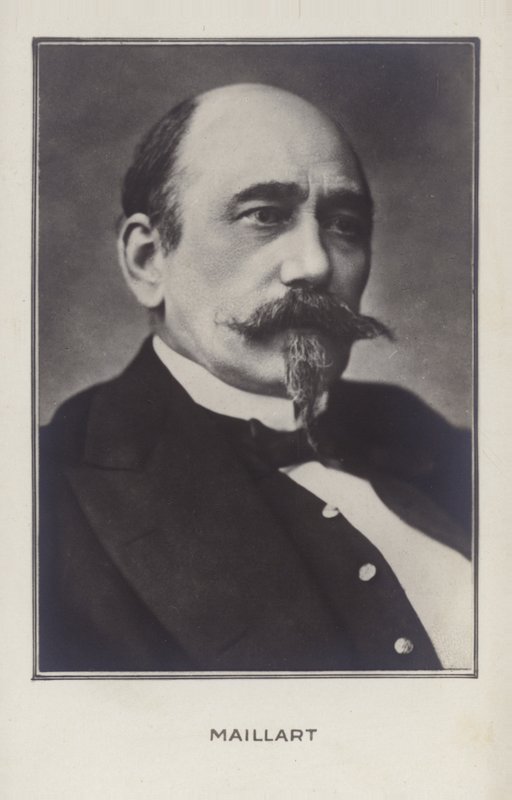 Porträtt av Louis-Aime Maillart av French Photographer