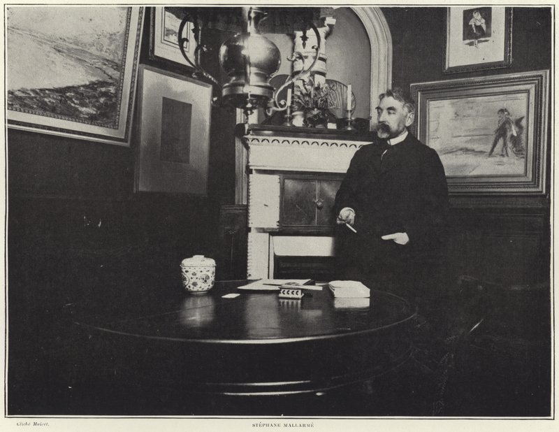 Porträtt av Stephane Mallarme av French Photographer