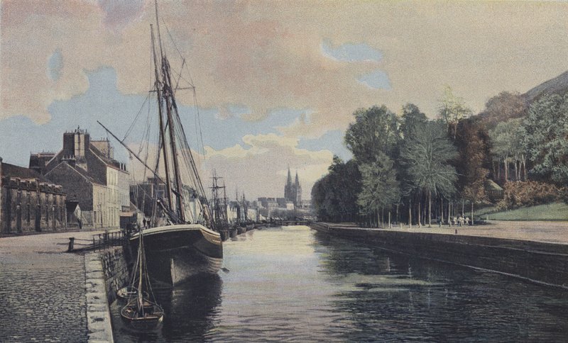 Quimper, hamnen av French Photographer