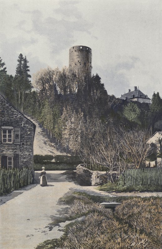 Rupt-sur-Saone, slottets torn av French Photographer
