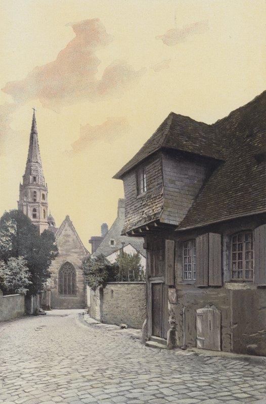 Saint-Calais, gammalt hus av French Photographer