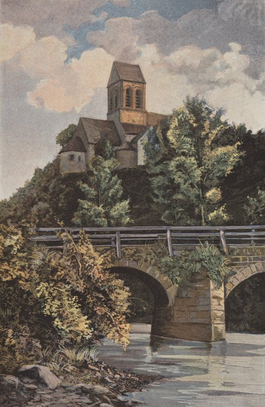 Saint-Ceneri, Kyrka, Set N av French Photographer