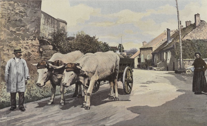 Saulieu, Ett problem i Morvan av French Photographer