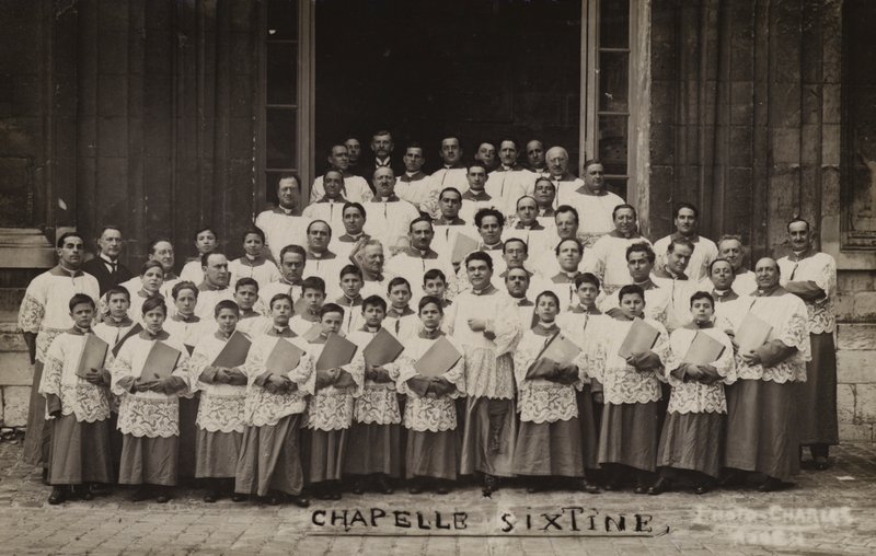 Sixtinska kapellkören av French Photographer