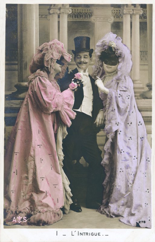 The Masked Ball (färgfoto) av French Photographer