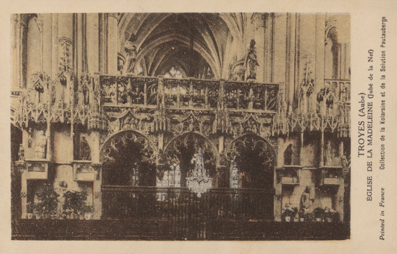 Troyes, Dawn, Kyrkan av Madeleine av French Photographer