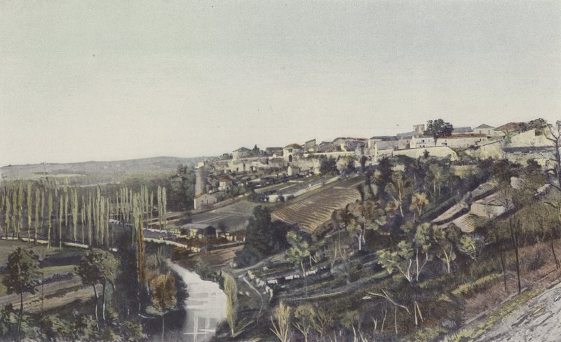 Valence-sur-Baise, allmän vy av French Photographer