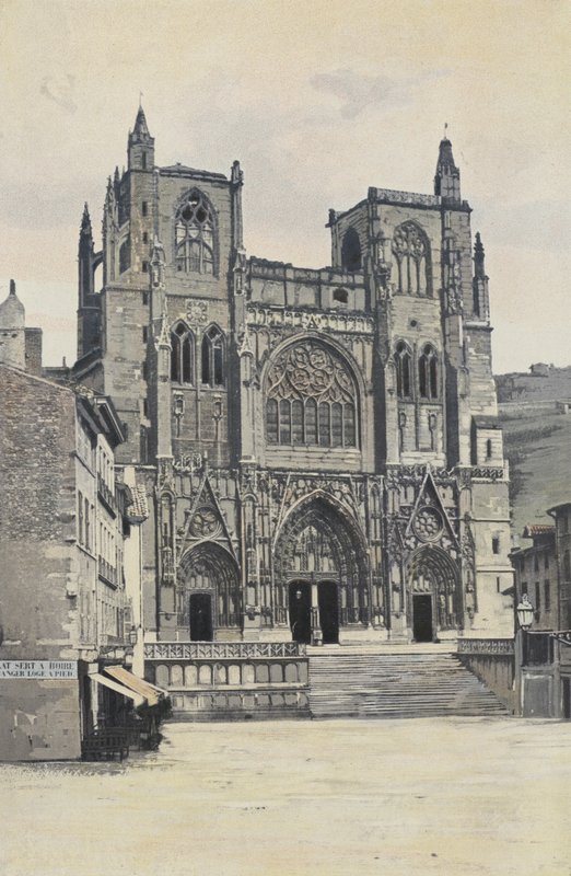 Vienne, Saint-Maurice-kyrkan, Fasad O av French Photographer