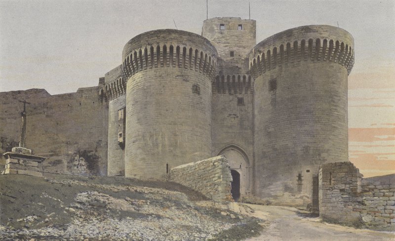 Villeneuve-les-Avignon, Slott (Fort Saint-Andre), Översikt av French Photographer