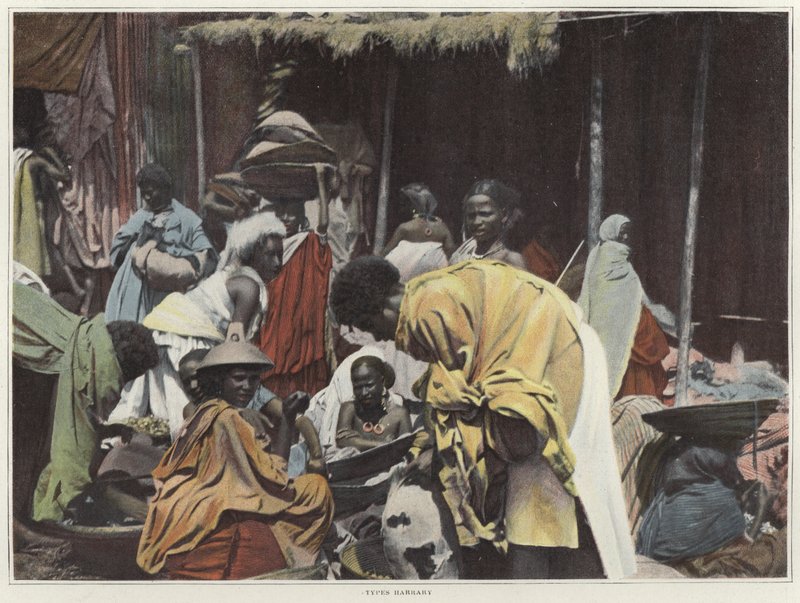 Kvinnor i Harar av French Photographer