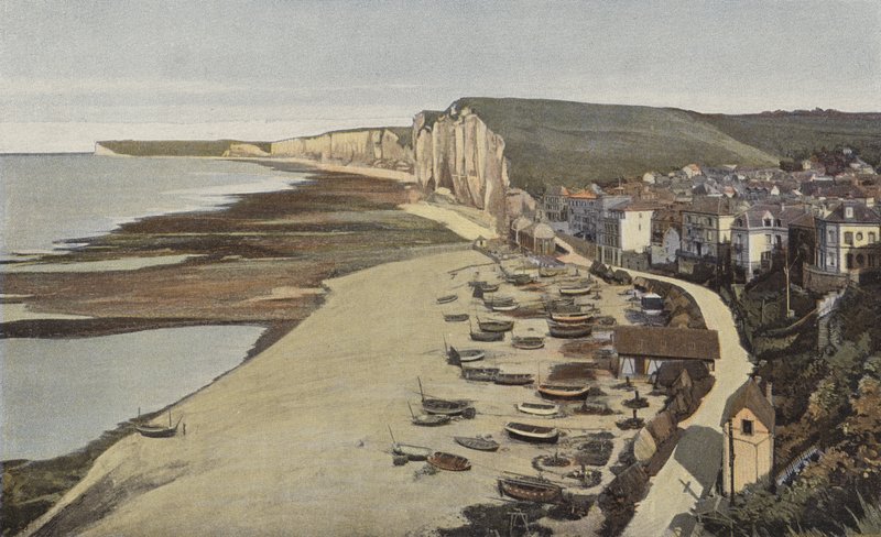 Yport, allmän utsikt över stranden av French Photographer