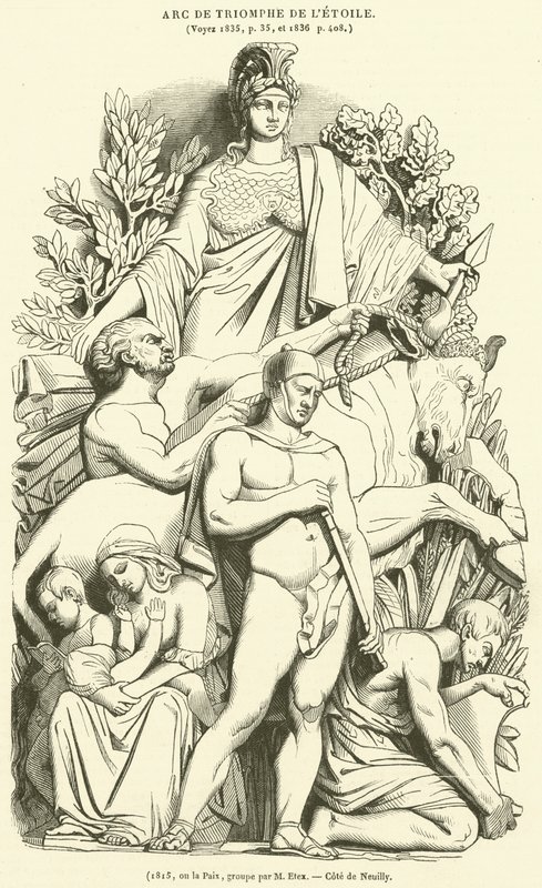 1815, eller Fred (gravyr) av French School