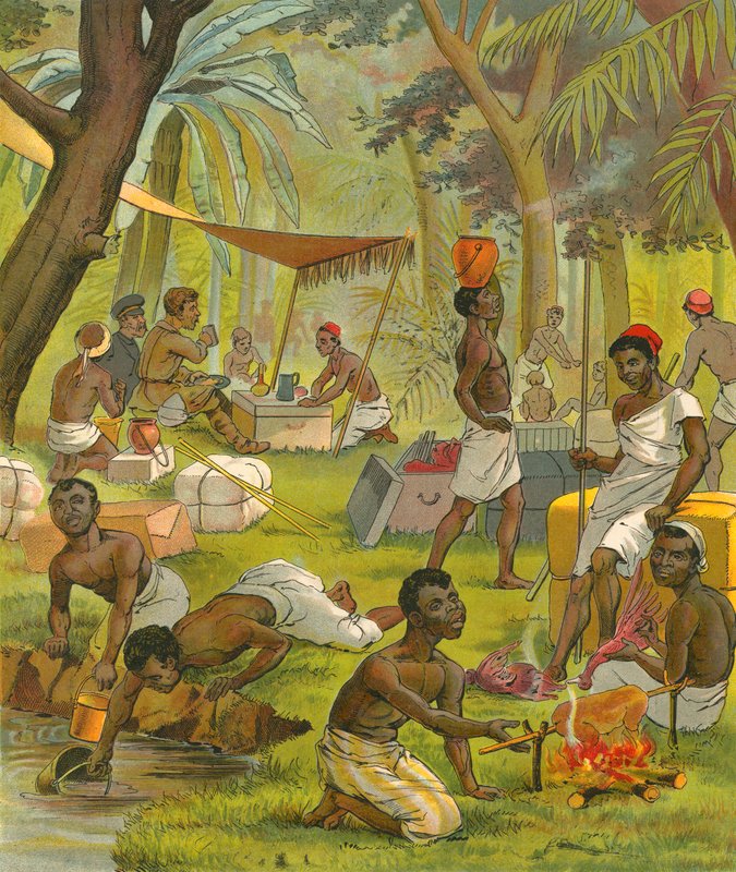 En paus i Afrika av French School