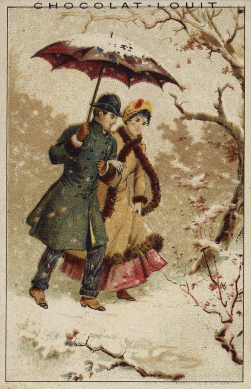 En promenad i snön av French School