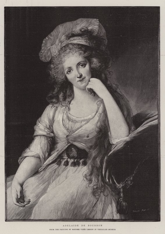 Adelaide de Bourbon (gravyr) av French School