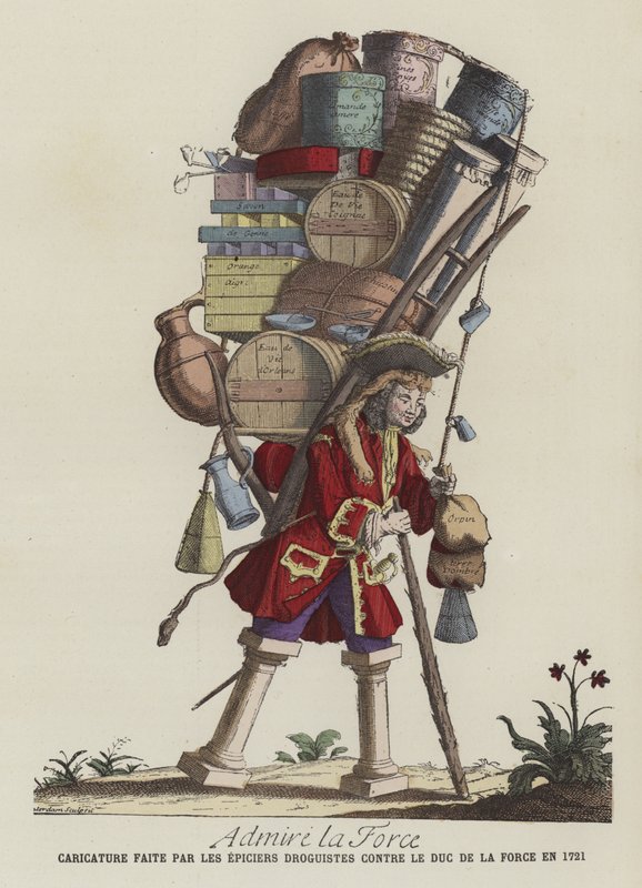 Beundra styrka, 1721 av French School