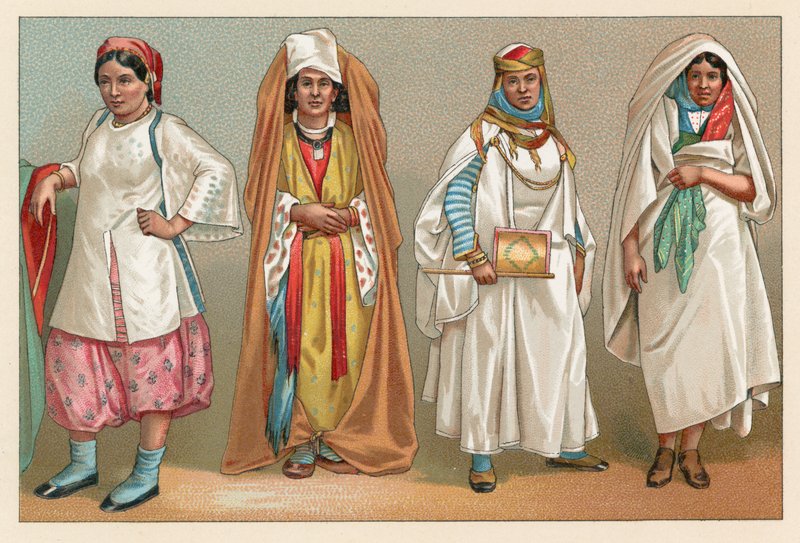 Afrika kostym av French School